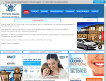 Tablet Screenshot of primeiraclasse.com